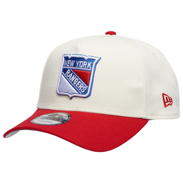 New Era New York Rangers 940 A Frame Cap - Men's - Red/Chrome