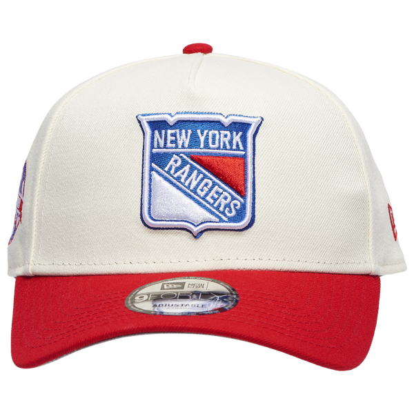 New Era New York Rangers 940 A Frame Cap - Men's - Red/Chrome - Image 2