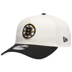 New Era Bruins 940 A Frame Cap - Men's - Chrome/Black