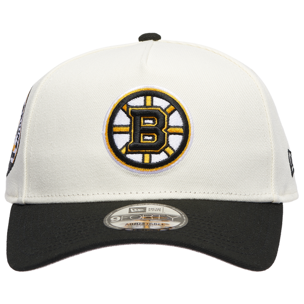 New Era Bruins 940 A Frame Cap - Men's - Chrome/Black - Image 2