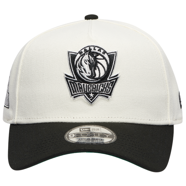New Era Mavericks Team 9FORTY A-Frame Chrome Cap - Men's - Chrome/Black - Image 2