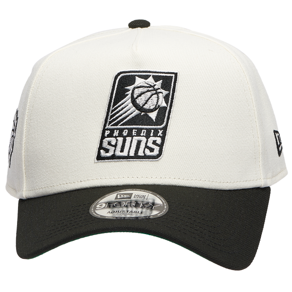 New Era Suns Team 9FORTY A-Frame Chrome Cap - Men's - Chrome/Black - Image 2