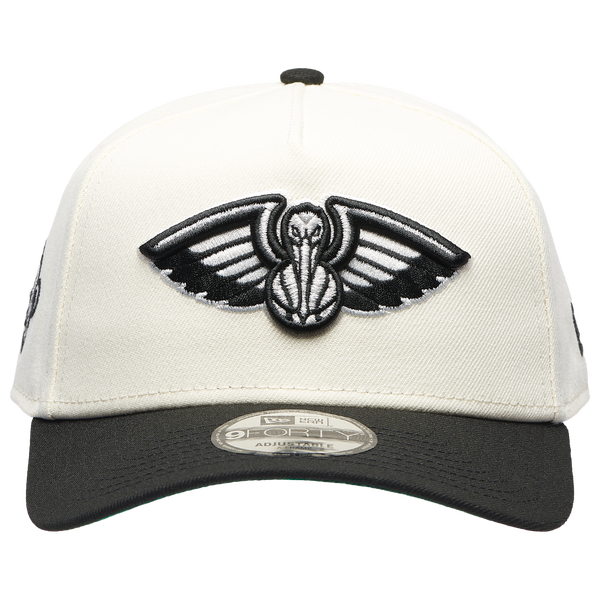 New Era Pelicans Team 9FORTY A-Frame Chrome Cap - Men's - Chrome/Black - Image 2