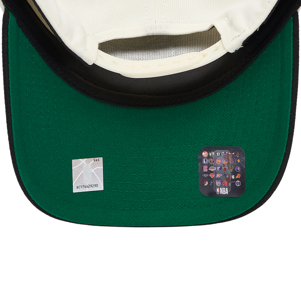 New Era Hornets Team 9FORTY A-Frame Chrome Cap - Men's - Black/Chrome - Image 5