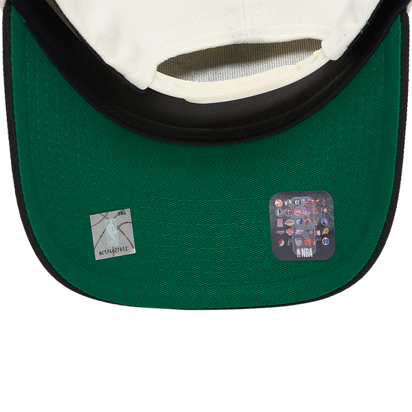 New Era Bucks Team 9FORTY A-Frame Chrome Cap - Men's - Chrome/Black - Image 5