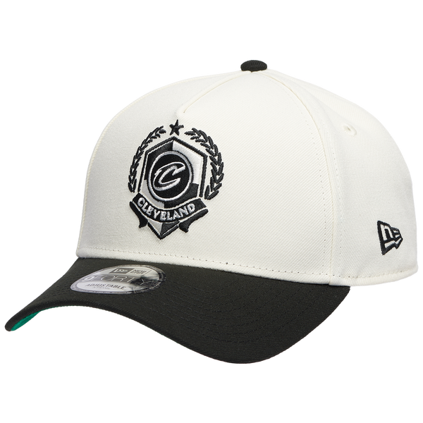 New Era Cavaliers Team 9FORTY A-Frame Chrome Cap - Men's - Chrome/Black