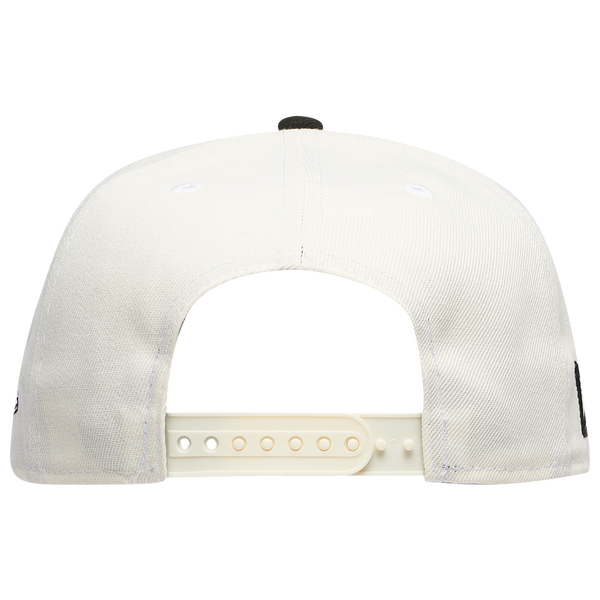 New Era Nets Two Toned City Upside Wordmark Cap - Adult - Chrome/Black - Image 4