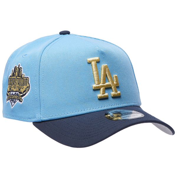 New Era Dodgers 9Forty A-Frame Cap - Adult - Navy/Gold/Blue - Image 3