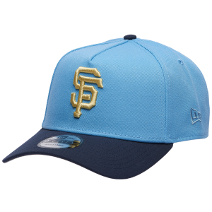 New Era Giants 9Forty A-Frame Cap - Adult - Blue/Navy/Gold
