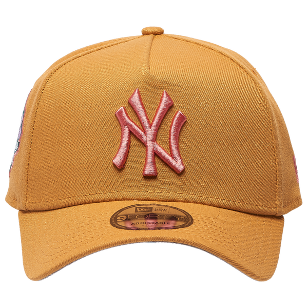 New Era Yankees 9Forty Pastel Cap - Adult - Tan/Tan/Pink - Image 2