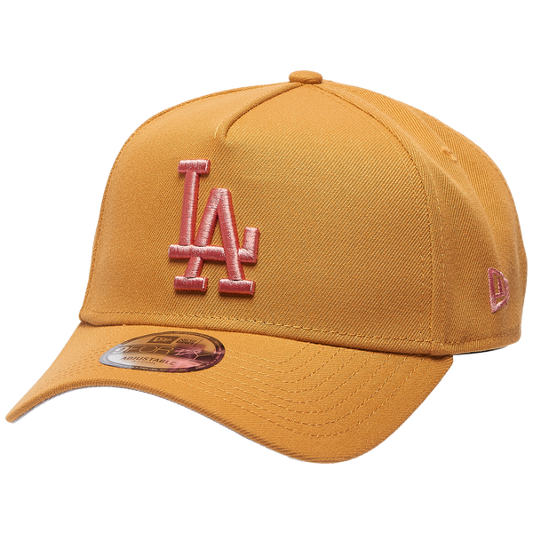 New Era Dodgers 9Forty Pastel Caps - Adult - Tan/Pink/Tan