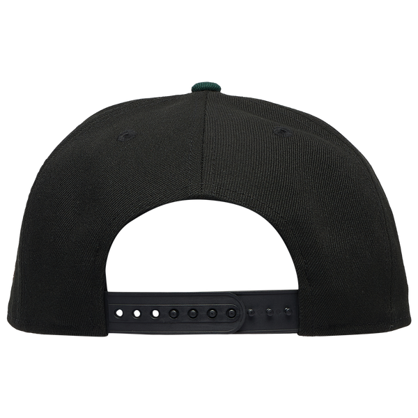 New Era Dodgers 9FORTY A-Frame Metallic Cap - Men's - Black/Green - Image 4
