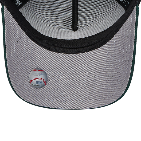 New Era Dodgers 9FORTY A-Frame Metallic Cap - Men's - Black/Green - Image 5