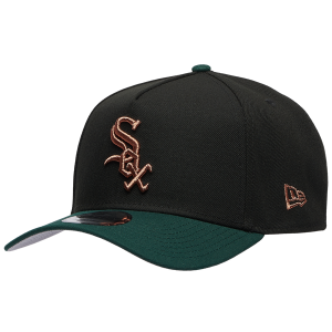 New Era White Sox 9FORTY A-Frame Metallic Cap - Men's - Green/Black