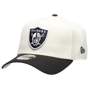 New Era Raiders 9FORTY A-Frame Cap - Men's - White/Black
