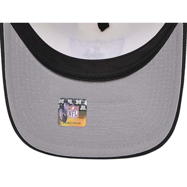 New Era Raiders 9FORTY A-Frame Cap - Men's - White/Black - Image 5