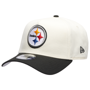 New Era Steelers 9FORTY A-Frame Cap - Men's - White/Black