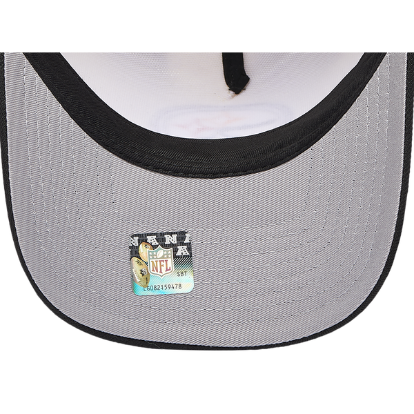 New Era Steelers 9FORTY A-Frame Cap - Men's - White/Black - Image 5