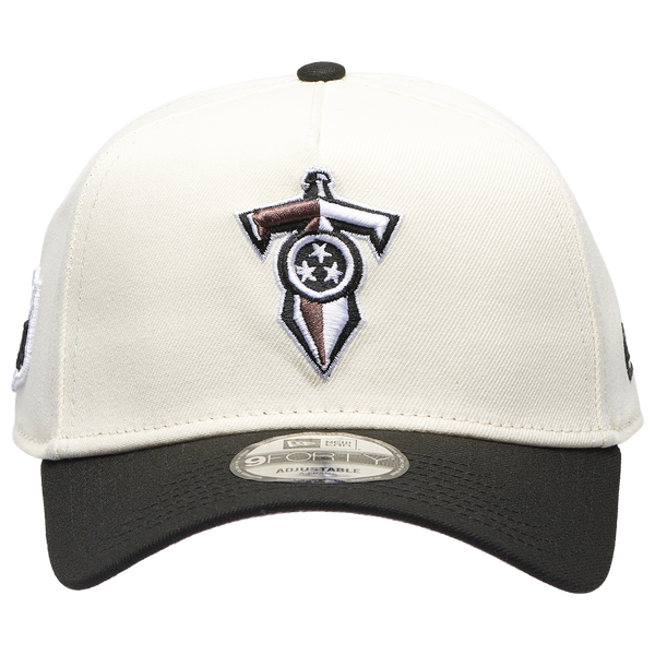 New Era Titans 9FORTY A-Frame Cap - Men's - White/Black - Image 2