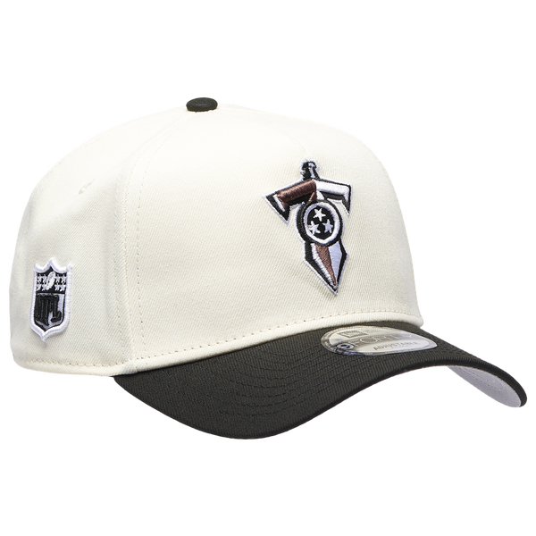 New Era Titans 9FORTY A-Frame Cap - Men's - White/Black - Image 3