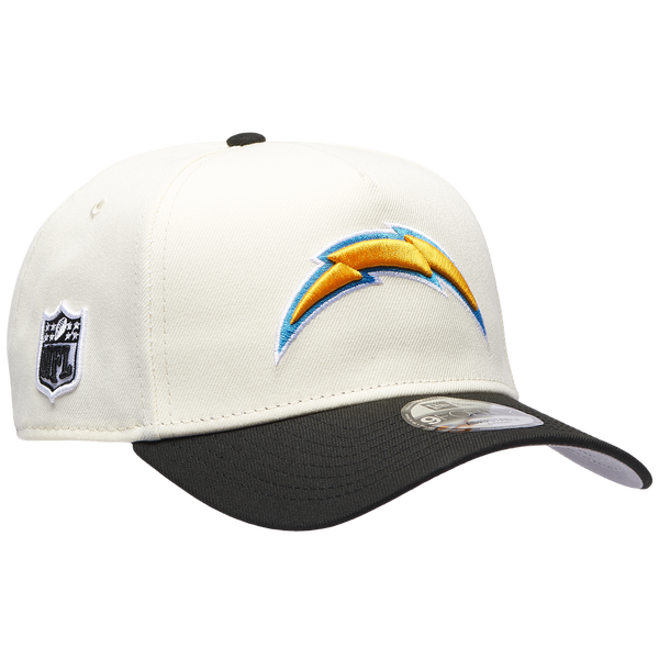 New Era Chargers 9FORTY A-Frame Cap - Men's - White/Black - Image 3