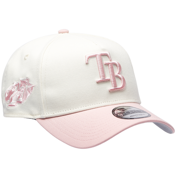 New Era Rays 9FORTY A-Frame Cap - Adult - Chrome/Walnut - Image 3