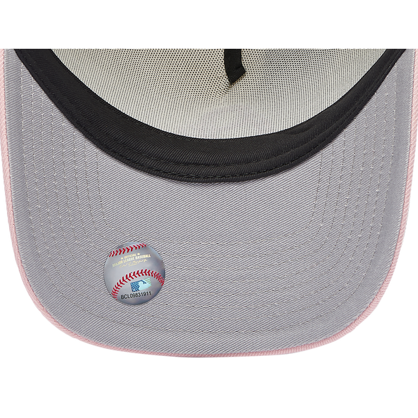 New Era Orioles 9FORTY A-Frame Cap - Adult - Chrome/Pink Rouge - Image 5