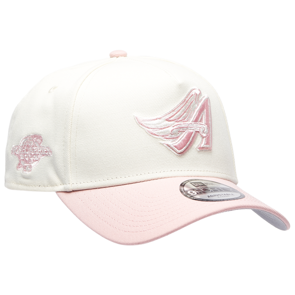 New Era Angels 9FORTY A-Frame Cap - Adult - Chrome/Pink Rouge - Image 3