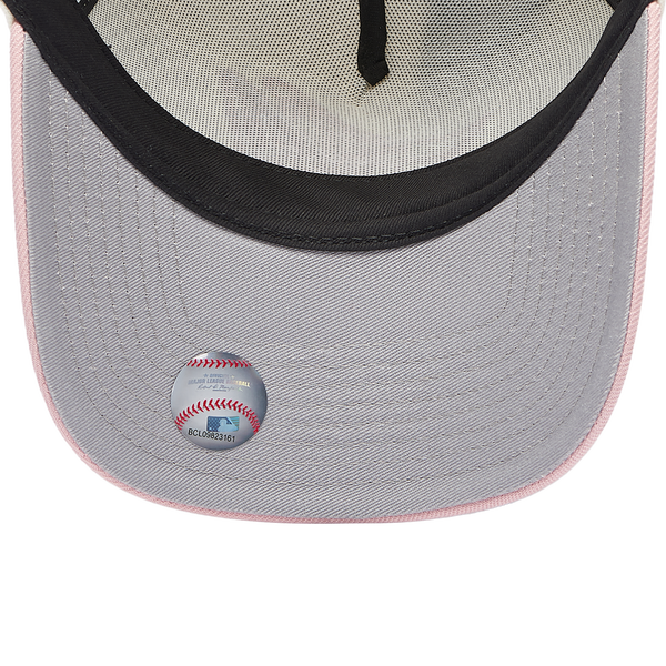 New Era Angels 9FORTY A-Frame Cap - Adult - Chrome/Pink Rouge - Image 5
