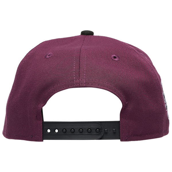 New Era Dodgers 9FORTY A-Frame Cap - Adult - Plum/Black - Image 4