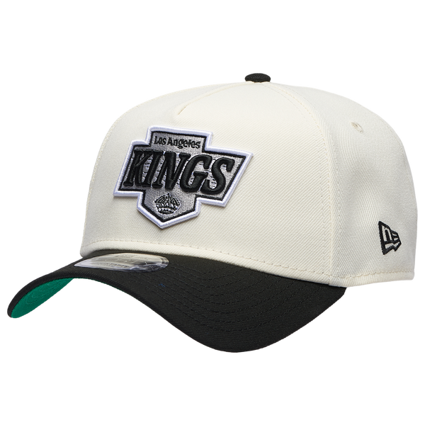 New Era Kings NHL 9FORTY A-Frame Cap - Adult - Chrome/Black
