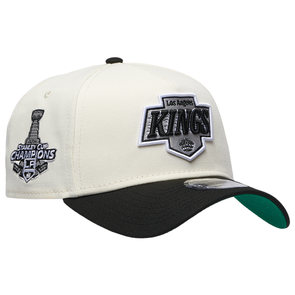 New Era Kings NHL 9FORTY A-Frame Cap - Adult - Chrome/Black - Image 3