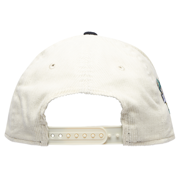 New Era Mariners 940 A Frame Corduroy Cap - Adult - White/Navy - Image 4