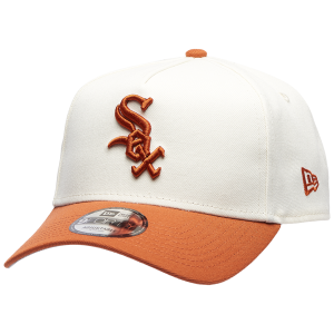 New Era White Sox 940 A Frame Rust Cap - Adult - Orange/Chrome