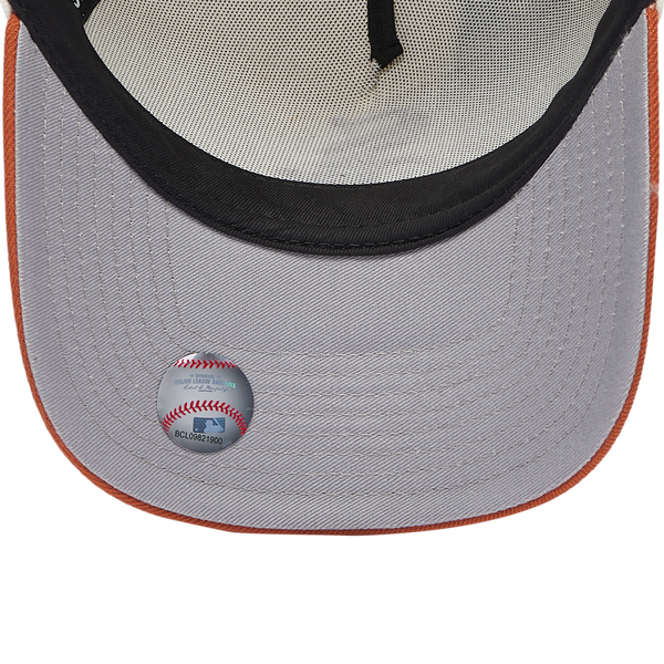 New Era White Sox 940 A Frame Rust Cap - Adult - Orange/Chrome - Image 5
