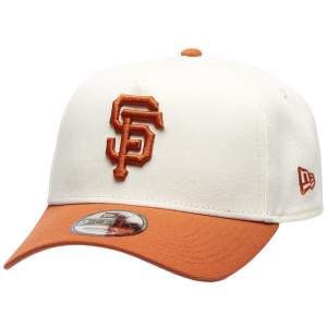 New Era Giants 940 A Frame Cap - Adult - White/Orange
