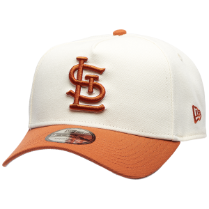 New Era Cardinals 940 A Frame Cap - Adult - White/Orange