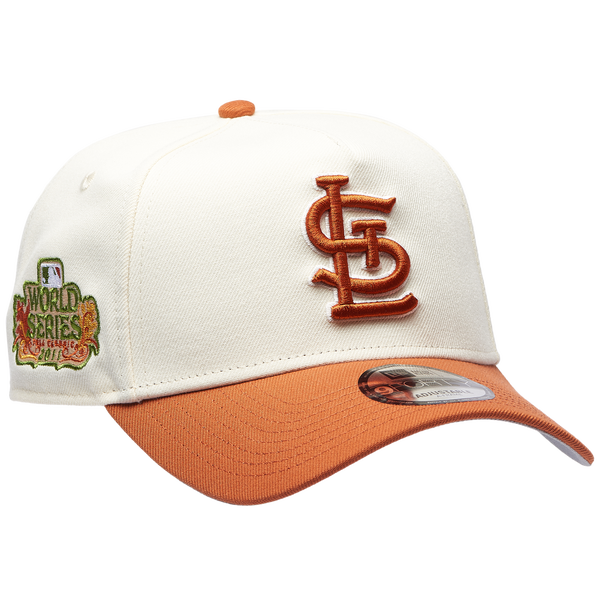 New Era Cardinals 940 A Frame Cap - Adult - White/Orange - Image 3