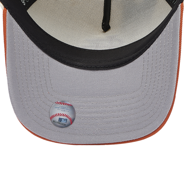 New Era Cardinals 940 A Frame Cap - Adult - White/Orange - Image 5