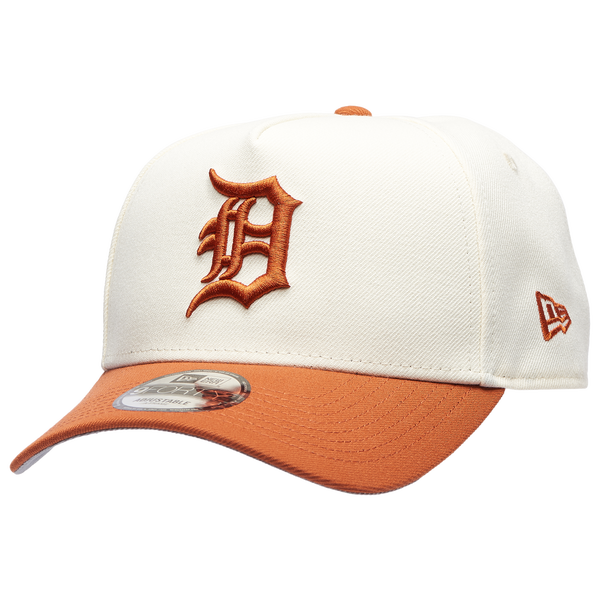 New Era Tigers 940 A Frame Rust Cap - Adult - Orange/Chrome