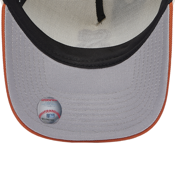 New Era Marlins 940 A Frame Cap - Adult - White/Orange - Image 5