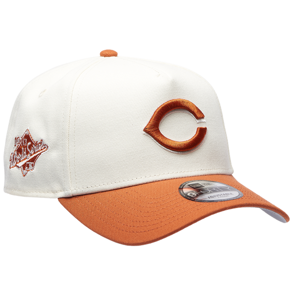 New Era Reds 940 A Frame Cap - Adult - Orange/White - Image 3