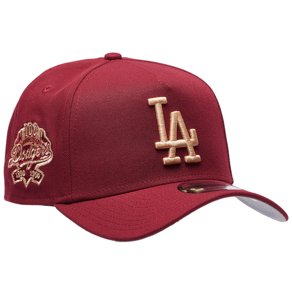 New Era Dodgers 940 A Frame Cap - Adult - Red - Image 3