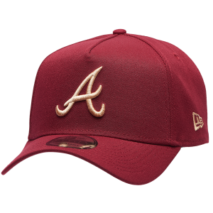 New Era Braves 940 A Frame Cap - Adult - Red