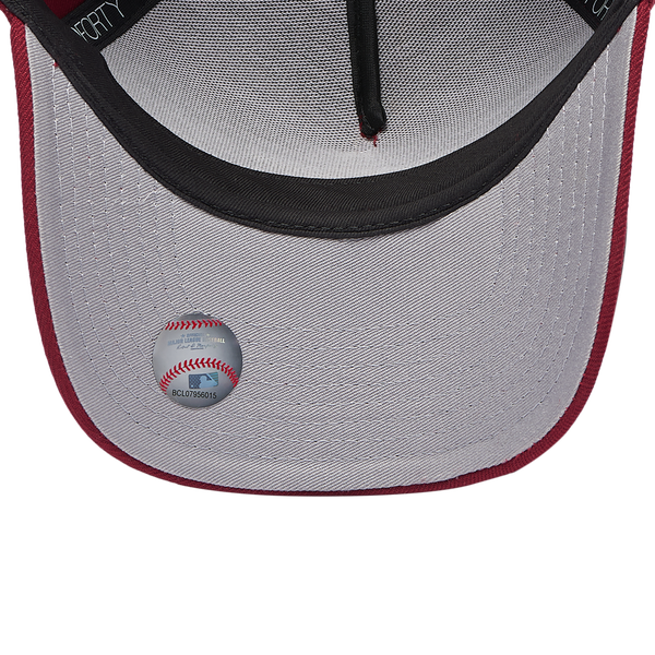 New Era Astros 940 A Frame Cap - Adult - Red - Image 5
