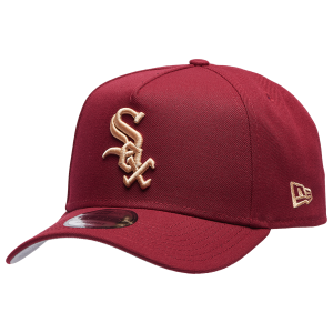 New Era White Sox 940 A Frame Cardinal Cap - Adult - Red