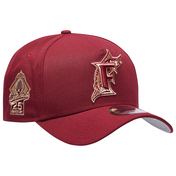 New Era Marlins 940 A Frame Cap - Adult - Red - Image 3