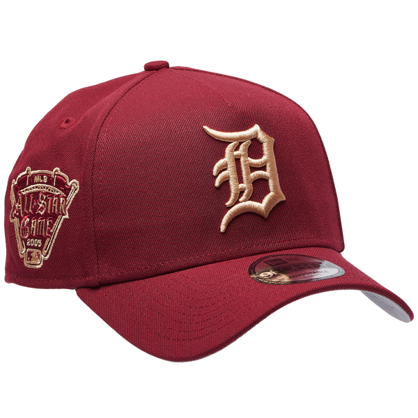 New Era Tigers 940 A Frame Cardinal Cap - Adult - Red - Image 3