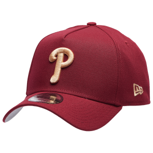 New Era Phillies 940 A Frame Cap - Adult - Red
