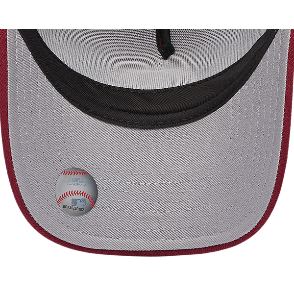 New Era Phillies 940 A Frame Cap - Adult - Red - Image 5